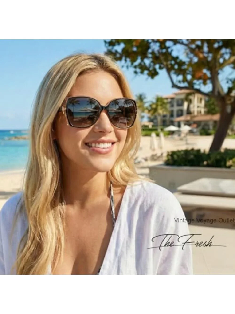 Oversized Butterfly Sunglasses UV Protection Women Fashion Shades